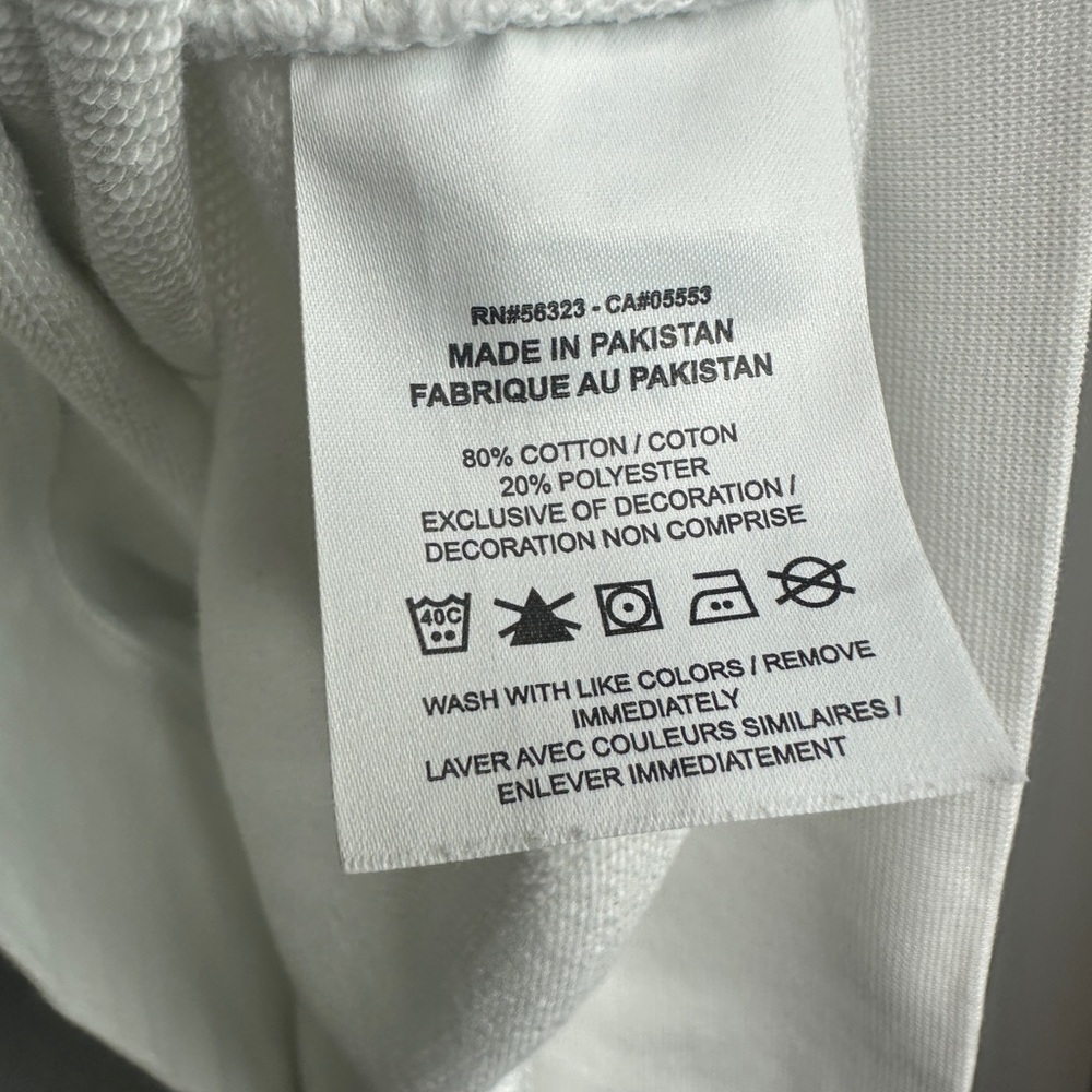 Nike Men's White Crewneck Multicolor Swoosh Embroidered Logos XXL Sweatshirt - Picture 7 of 10